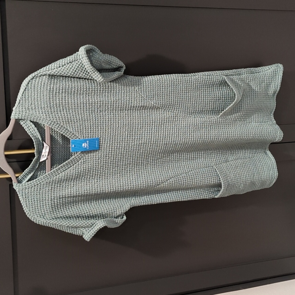 Green Crochet Swim Coverup